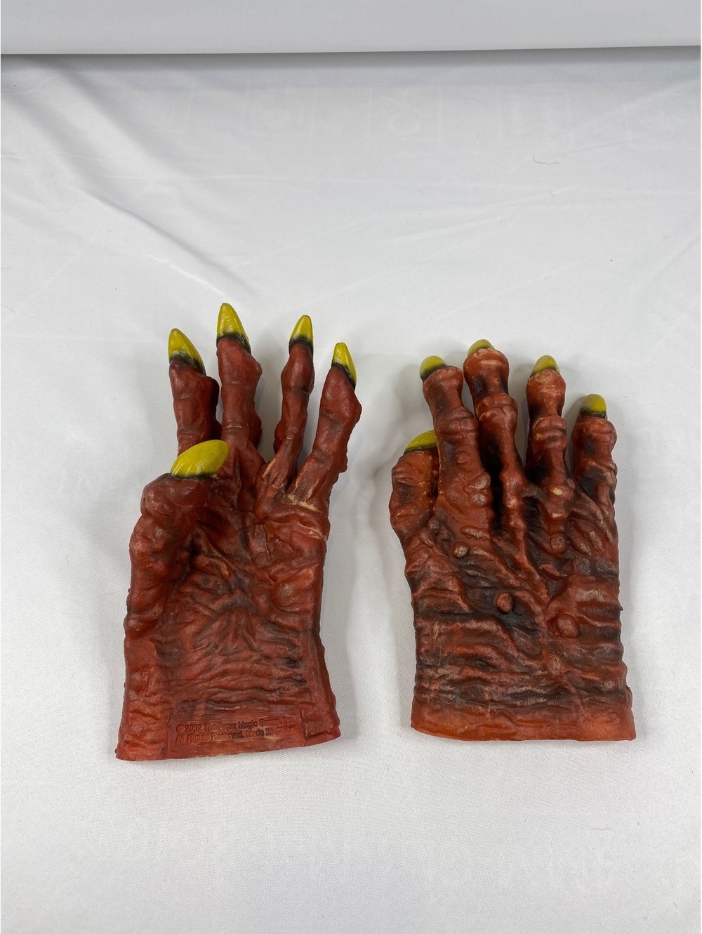 Monster Hand Gloves Brown With Yellow Nails